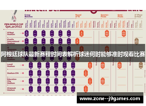 阿根廷球队最新赛程时间表解析球迷何时能够准时观看比赛